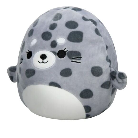 Squishmallows Odile the Spotted Gray Seal KellyToy Soft Plush Animal 12’ - Picture 2 of 5